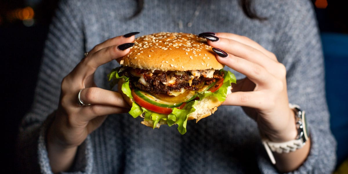 Hamburger pred spanjem
